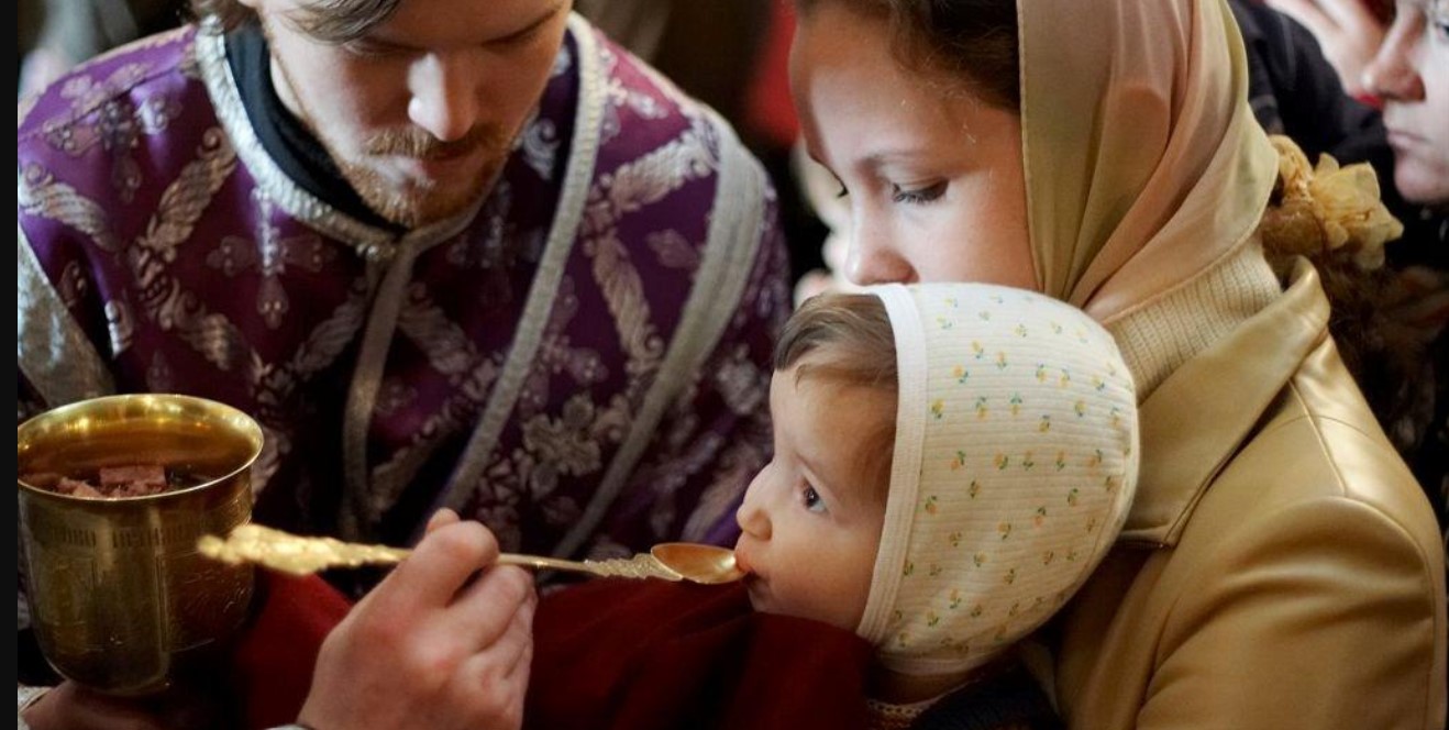 Orthodox child communion