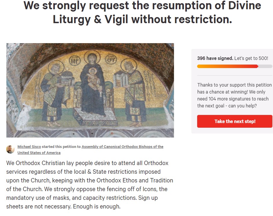 Petition Assembly Orthodox Bishops
