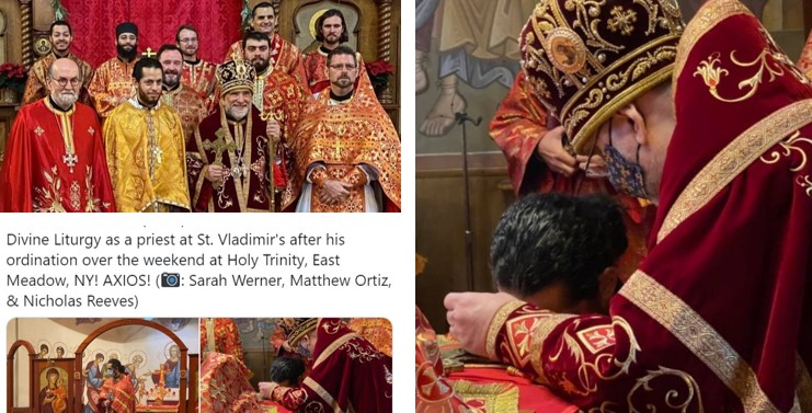St Vladimir liturgy no masks